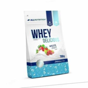 AllNutrition Whey Delicious WPC Proteinpulver Protein Wilde Erdbeere Eis 700 g