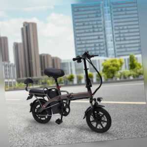 14 Zoll E-bike Elektrofahrrad Elektro-Klapprad Pedelec Citybike Ebike Faltbar
