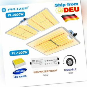 2000W Samsung LED Grow Light 3x3ft Vollspektrum Pflanzenlampe Indoor Veg Flower