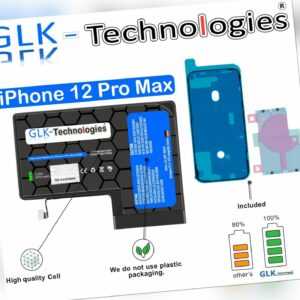 GLK Akku für Apple IPhone 12 Pro Max Akku Batterie A2466 A2342 A2410 /  OHNE SET