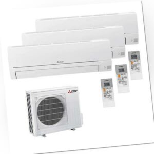 MITSUBISHI Multisplit Basic Klimaanlage 2x HR25 + HR35 2x 2,5+3,5kW R32 A++/A+