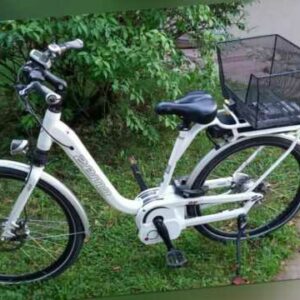 e bike gebraucht, City-Bike, hochwertig ZEMO ZE-8, neuwertig, weiß, Rahmen 47