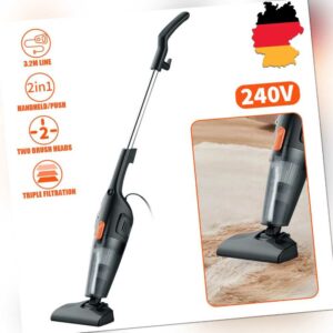 600W 2-in-1 Staubsauger Handstaubsauger Tierhaare Multi mit Kabel Beutellos NEU