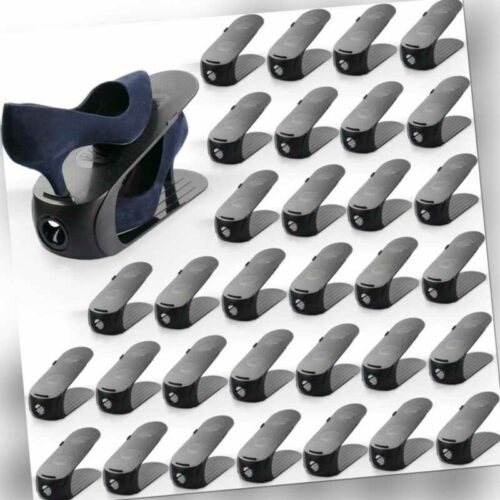 32x Schuhstapler Schuhhalter Schuhe Schrank Regal Aufbewahrung Kollektor Ständer