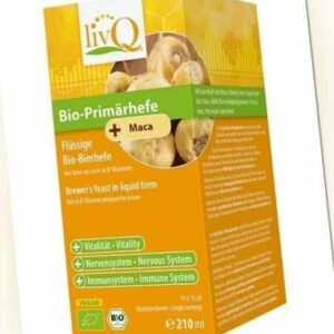 80,71 €/ L | livQ Bio-Primärhefe Maca 14x15ml Bio-Bierhefe