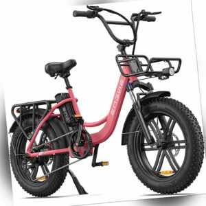 ENGWE E-Bike für Erwachsene, 20 Zoll Fat Tire Step-Through E-Bike für Frauen