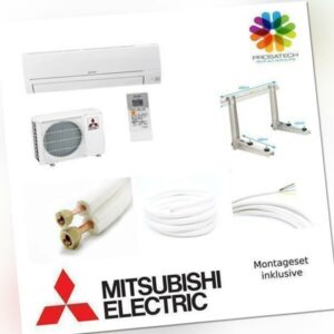 MITSUBISHI Basic Klimaanlage MSZ-HR35 3,4 kW R32 + Montage Set 3m A++/A+