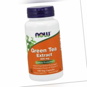 Now Foods Grüner Tee Extrakt 400 mg, 100 Kapseln