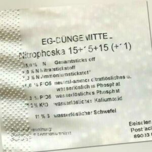 NPK 15+15+15+11 Rasendünger 25 kg Volldünger Phosphatstark Profidünger Alle Kult