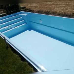 GFK Schwimmbecken Pool AURORA 6 x 3 x 1.5m Fertigpool Hersteller | denpools