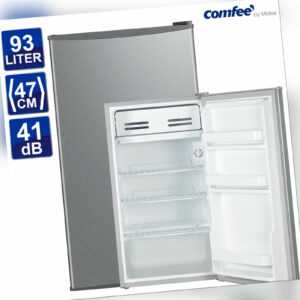 Tischkühlschrank Kühlschrank 93 Liter Wendetür Silber 41 dB Comfee RCD132DS1