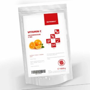 500g - 10kg Ascorbinsäure Pulver - Vitamin C Pulver vegan, ohne Zusatzstoffe NX