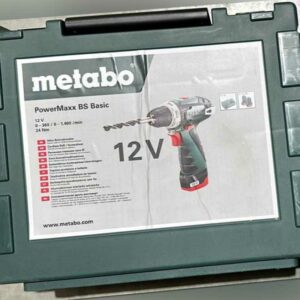 Metabo  PowerMaxx Basic Set Akkuschrauber 2x 12V 2,0 Ah + Lader LC40 im Koffer