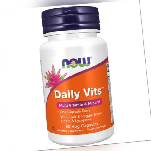 Now Foods Daily Vits (Multivitamin), 30 Kapseln