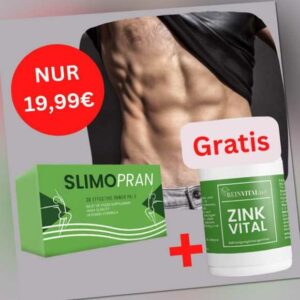 30x SLIMOPRAN + 30x ZINK Gratis Schlank & Fit abnehmen Gesund Reinvital