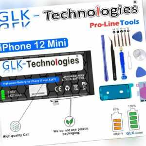 GLK Akku für Apple iPhone 12 Mini A2176 A2398 A2399 A2400 A2471 NEU 2023