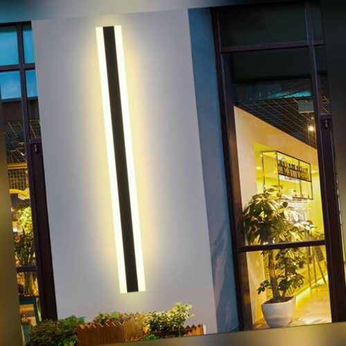 LED Outdoor Lange Wandleuchte Lampe Führte Wand Licht Villa Bar Außenleuchte DHL