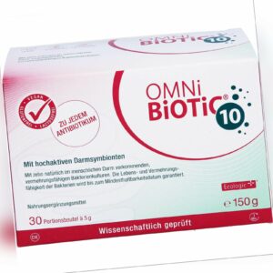 OMNi-BiOTiC 10 mit hochaktiven Darmsymbionten Portions, 30 St. Beutel 13947528