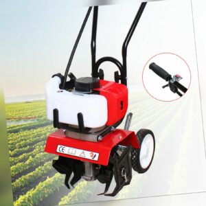 52CC Benzin Gartenfräse Bodenfräse Gartenhacke Kultivator Motorhacke 2Takt 1650W