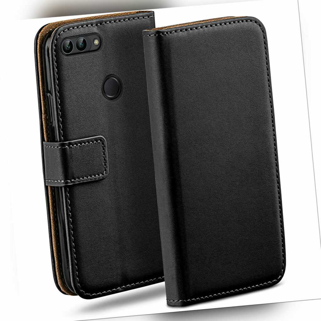 Hülle für Huawei P smart (2017) Schutzhülle Book Case Flip Etui Handy Tasche