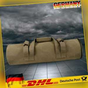 Canvas Boxsack verschleißfeste Power Sandbag Sportgeräte (Khaki)