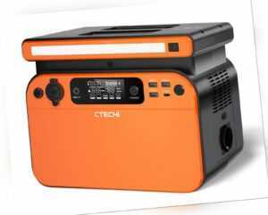 CTECHi Tragbare Powerstation 518Wh/500W, Solargenerator mit LifePO4 Batteries