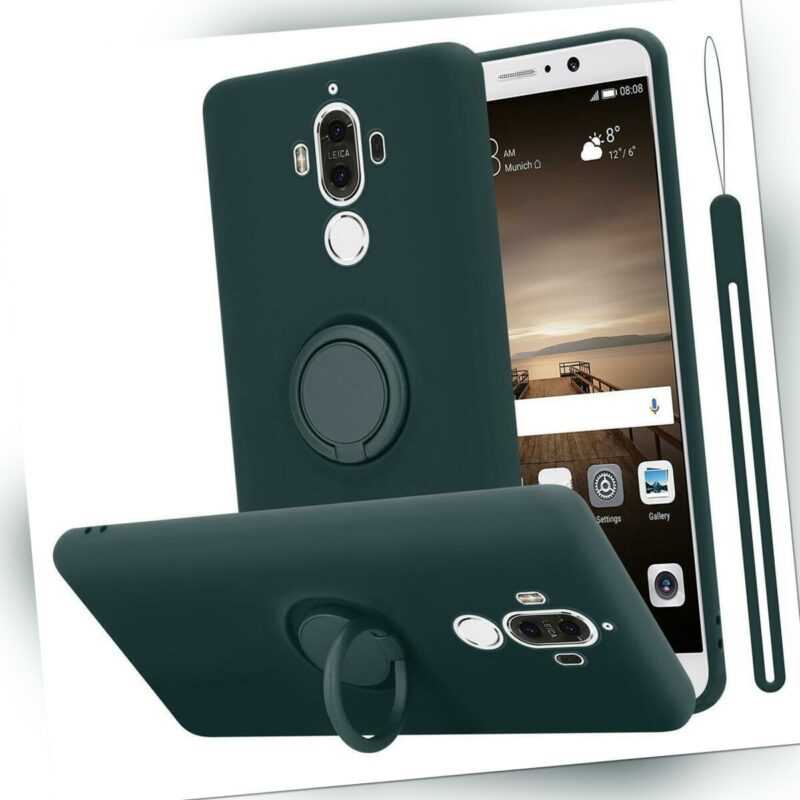 Hülle für Huawei MATE 9 Schutzhülle Handy Cover Case TPU Silikon Ring