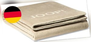 Joop! Wohndecke Uni-Doubleface - Sand-Pergament Größe: 150 X 200