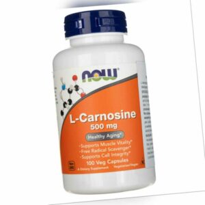 Now Foods L-Carnosin (L-Carnosin) 500 mg, 100 Kapseln