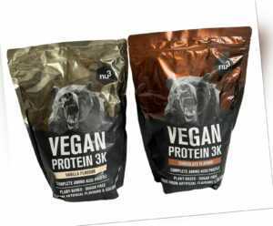 nu3 Vegan Protein 3K Pulver Chocolate & Vanilla Flavour 2x 1.000 Gramm (2 KG)