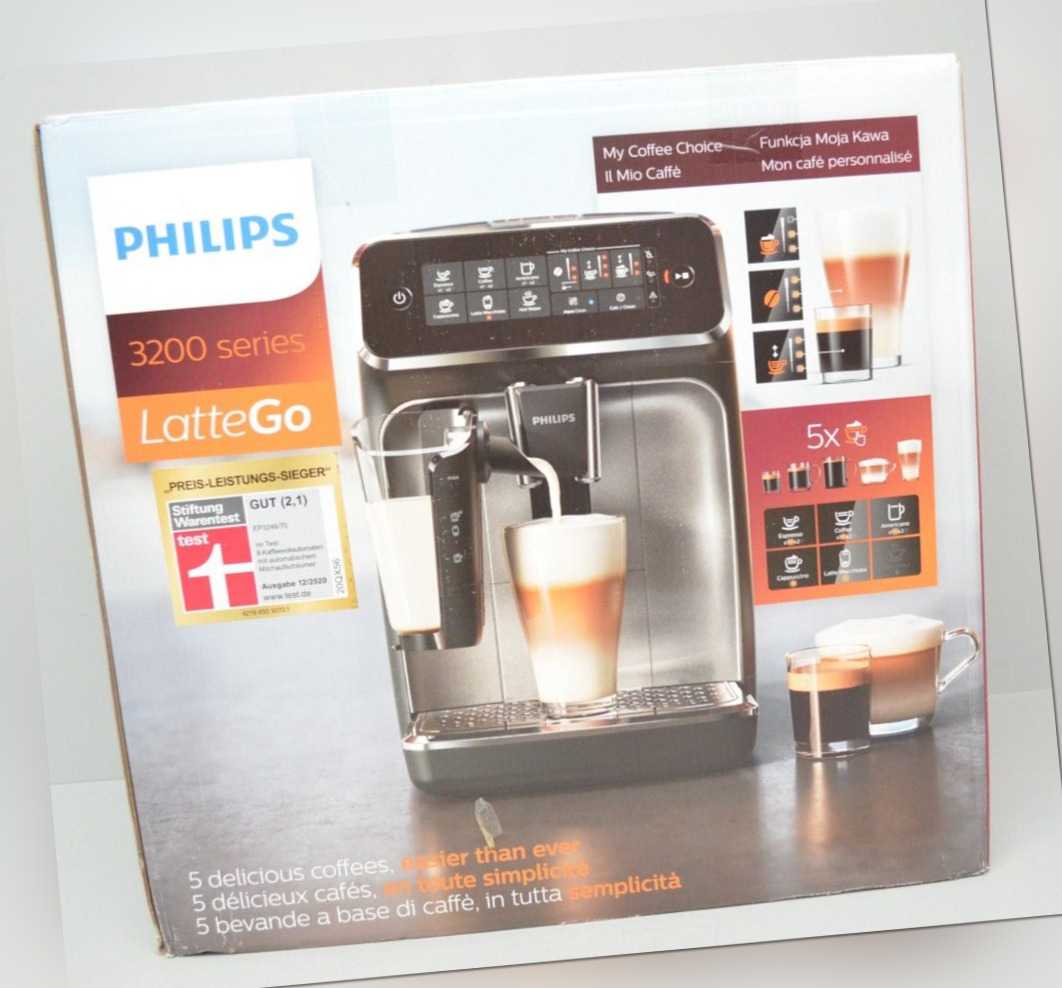 PHILIPS EP3246/70 Serie 3200 LatteGo 5 Kaffeespezialitäten Kaffeevollautomat Neu