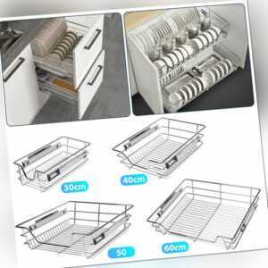 2-6x Teleskopschublade Schrankauszug Korbauszug Küchenschublade Kombisystem Set