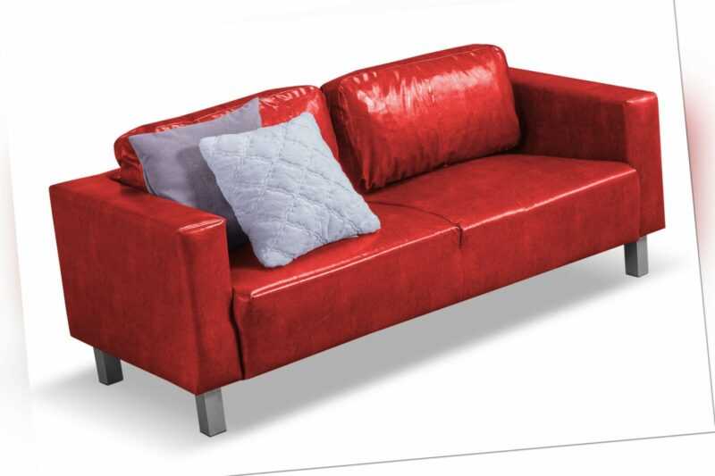 FURNETTI Sofa Trenton 3 Sitzer 183x75x77, Sofa, Couch, Komfortabel und Praktisch