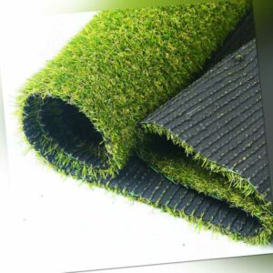 Kunstrasen 1x2M 20MM Rasenteppich Teppich outdoor Terrasse rollrasen Wasserfest