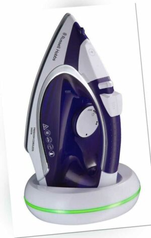 Russell Hobbs Bügeleisen supreme steam Lila Dampfbügeleisen 2400 W kabellos