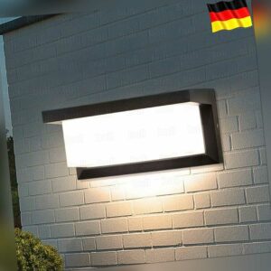 LED Außenleuchte Wandlampe Wandleuchte Gartenleuchte Außenlampe 18W Wasserdicht