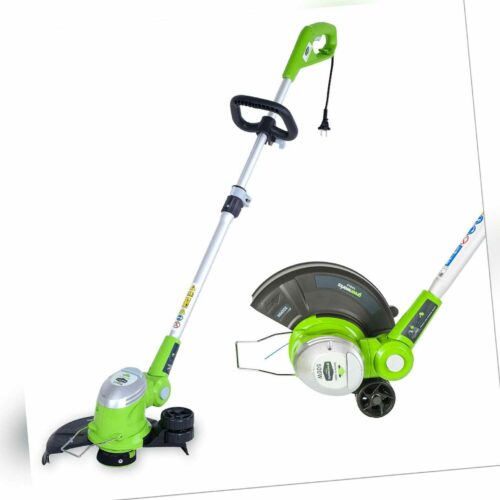 Rasentrimmer Kantenschneider 2in1 Greenworks GST5033M Elektro-Trimmer mit Kabel