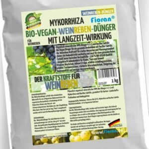 Fioran Bio Weinreben-Dünger 1 5 15kg Mykorrhiza Bio Vegan Dünger Langzeitwirkung