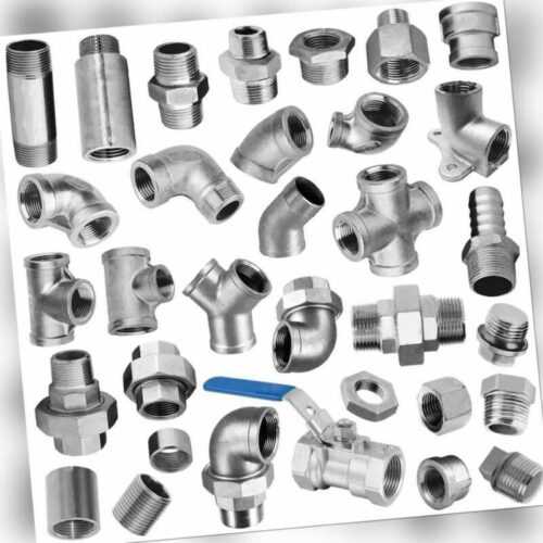 Gewinde Fittings aus Edelstahl Schraubfitting Nirosta Fittinge Muffe Gewinde AG