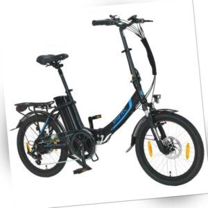 smartEC Klapprad Elektrofahrrad E-Bike 20 Zoll 250W Shimano Pedelec E Citybike