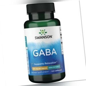 Swanson GABA 750 mg, 60 Kapseln