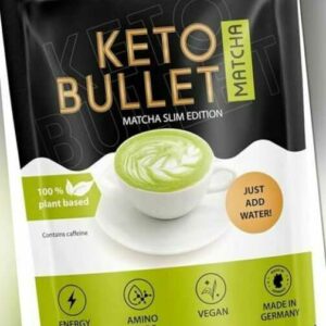 Keto Bullet Matcha - für Frau und Mann - Hochwertige Inhaltsstoffe - 120g Beutel