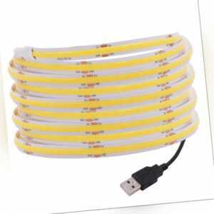 USB COB LED Stripe Leiste Streifen Band Leuchte Lichterkette keine Lichtpunkte