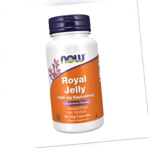Royal Jelly 1500 mg (60 Kapseln) - NOW Foods
