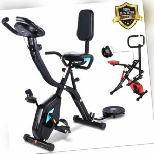 Heimtrainer Ergometer Fitnessbike Klappbarer Fitnessfahrrad X-bike LCD Display