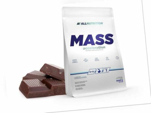Allnutrition Mass Acceleration 3000 g 3 kg Whey Gainer Massegainer Masseaufbau