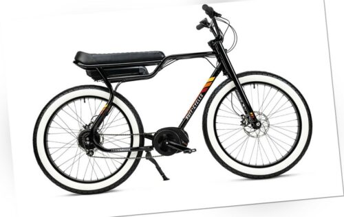 Ruff Cycles BIGGIE 26" E-Bike Cruiser Bosch Active 300Wh Enviolo black 2022 NEU