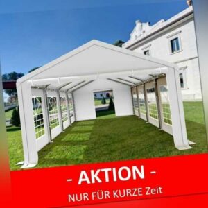 XXL 3x6m 4x6m 4x8m 5x8m 5x10 Partyzelt Gartenzelt mit Fenstern Bierzelt Festzelt