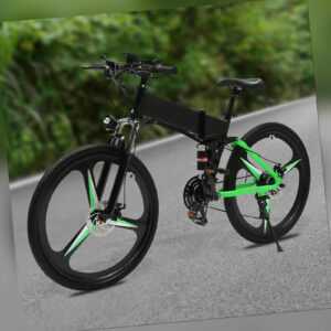 E Mountainbike Elektrofahrrad 26 Zoll 250W E-Bike Faltbar Citybike 21 Gänge