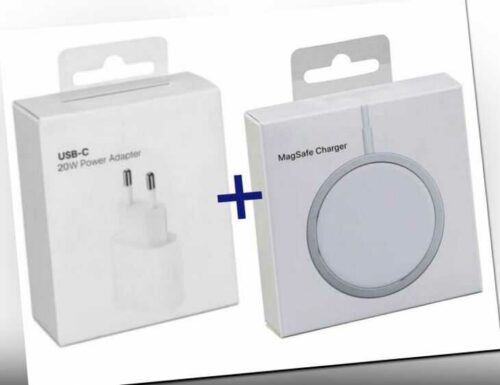 20W USB-C Power Adapter Ladegerät 15W Magsafe Charger für Apple iPhone 12 13 14.